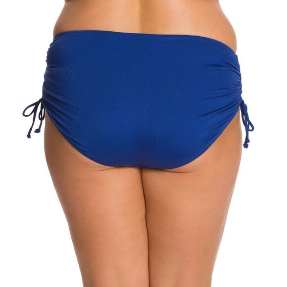 Navy 24th & Ocean High Waisted Bikini Bottom - Picture 4 of 7